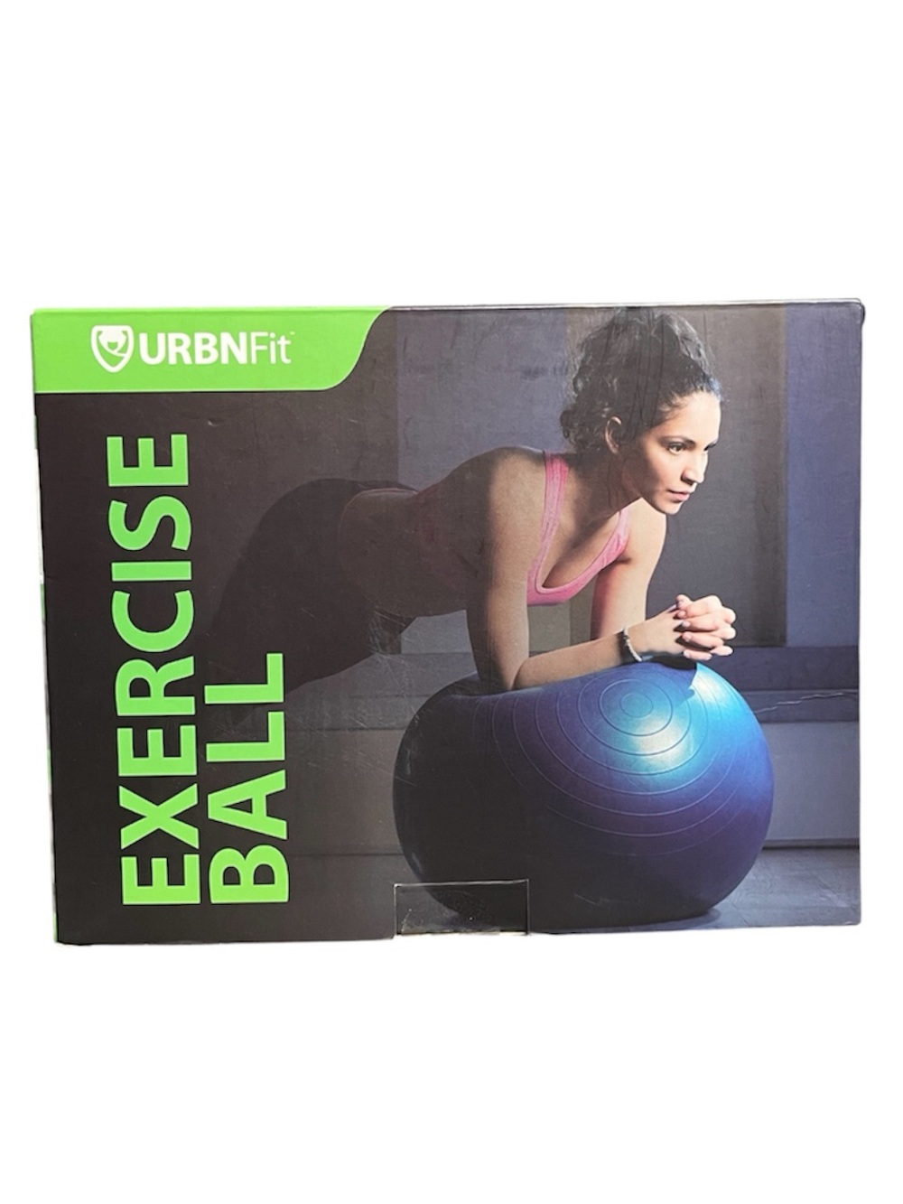 URBNFit Exercise Ball for Work, Stretching, Core & Stability Workouts - Blue